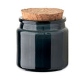 Candela in cera vegetale 70 gr blu navy - personalizzabile con logo