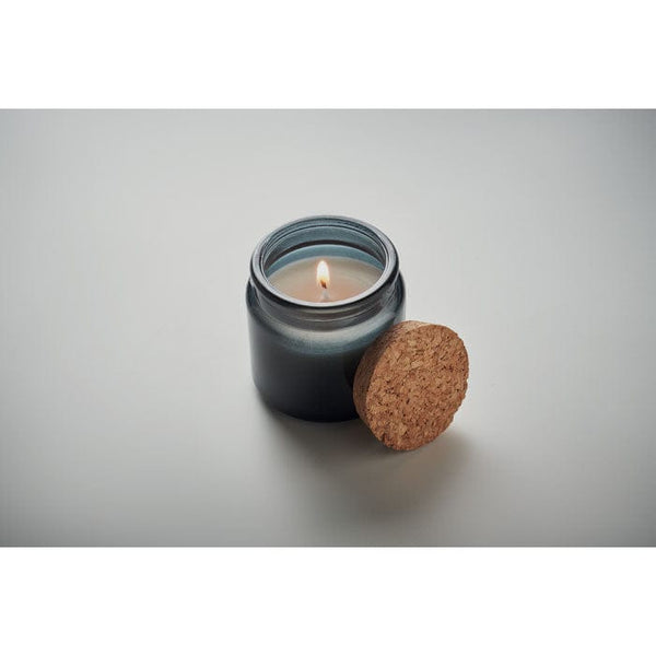 Candela in cera vegetale 70 gr - personalizzabile con logo