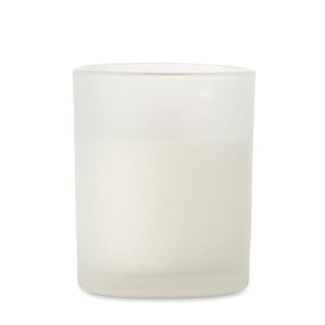 Candela in cera vegetale 80 gr - personalizzabile con logo