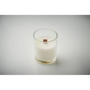 Candela in cera vegetale 80 gr - personalizzabile con logo