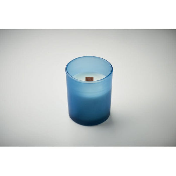 Candela in cera vegetale 80 gr - personalizzabile con logo