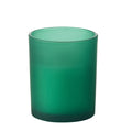Candela in cera vegetale 80 gr Verde - personalizzabile con logo