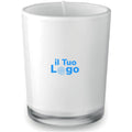 Candela in vetro - personalizzabile con logo