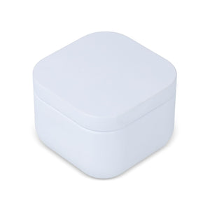 Candela profumata a base di piante Ananda Bianco - personalizzabile con logo