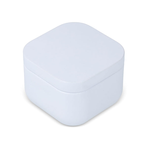 Candela profumata a base di piante Ananda Bianco - personalizzabile con logo