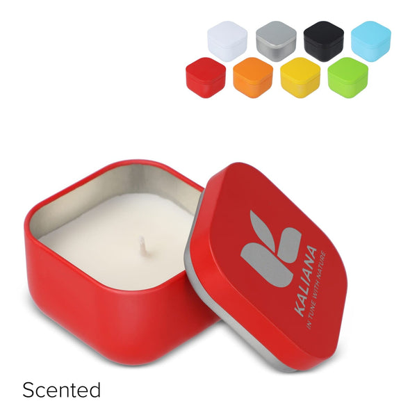 Candela profumata a base di piante Ananda - personalizzabile con logo