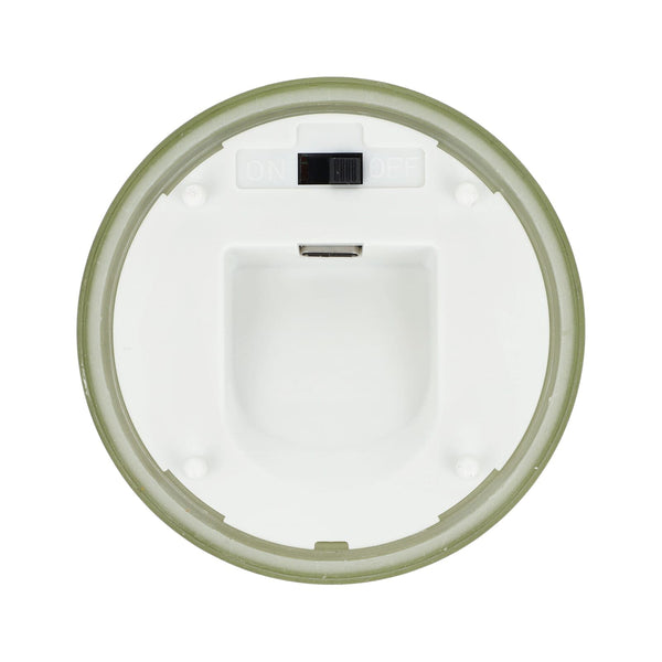 Candela ricaricabile a LED Nyelle in vetro - personalizzabile con logo