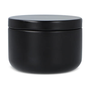 Candela vegetale non profumata in scatolina di latta riciclata - personalizzabile con logo