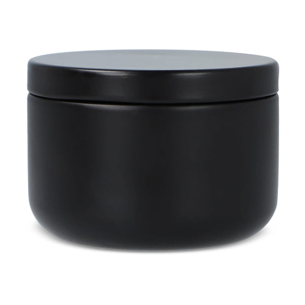 Candela vegetale non profumata in scatolina di latta riciclata - personalizzabile con logo