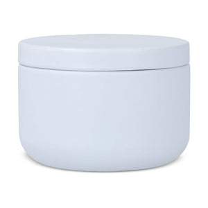 Candela vegetale non profumata in scatolina di latta riciclata - personalizzabile con logo