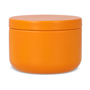 Candela vegetale non profumata in scatolina di latta riciclata - personalizzabile con logo