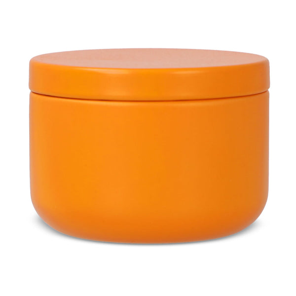 Candela vegetale non profumata in scatolina di latta riciclata - personalizzabile con logo