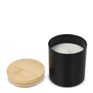 Candela vegetale profumata in alluminio riciclato - personalizzabile con logo