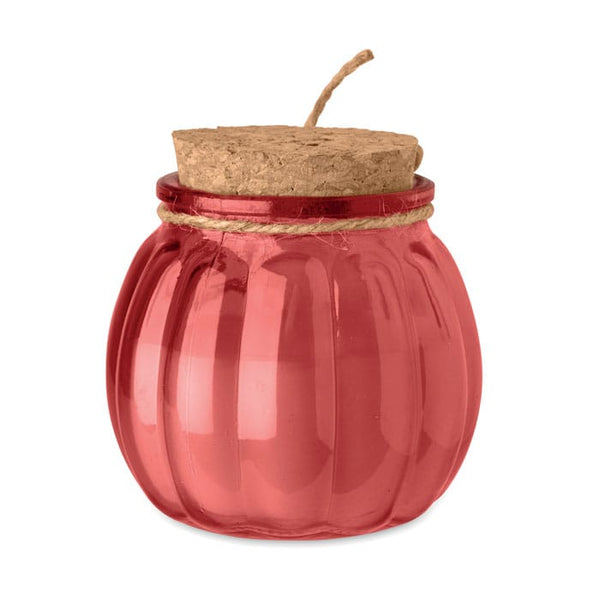 Candela vegetale vaniglia - personalizzabile con logo