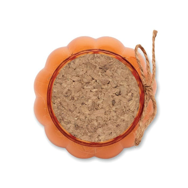 Candela vegetale vaniglia - personalizzabile con logo