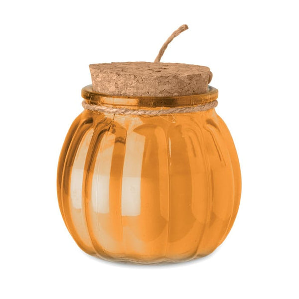 Candela vegetale vaniglia - personalizzabile con logo
