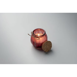 Candela vegetale vaniglia - personalizzabile con logo
