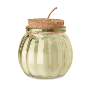 Candela vegetale vaniglia - personalizzabile con logo
