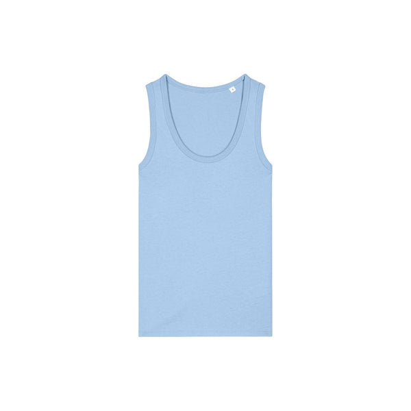 Canotta Donna Fitted Stella Ava blu / XS - personalizzabile con logo