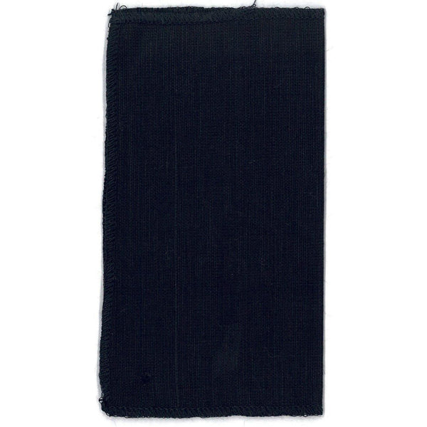 Canovacci in lino deluxe 30 x 50 cm (tovagliolo) / Nero - personalizzabile con logo