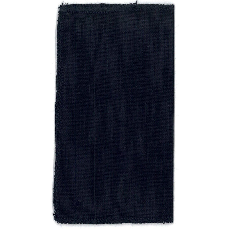 Canovacci in lino deluxe 30 x 50 cm (tovagliolo) / Nero - personalizzabile con logo