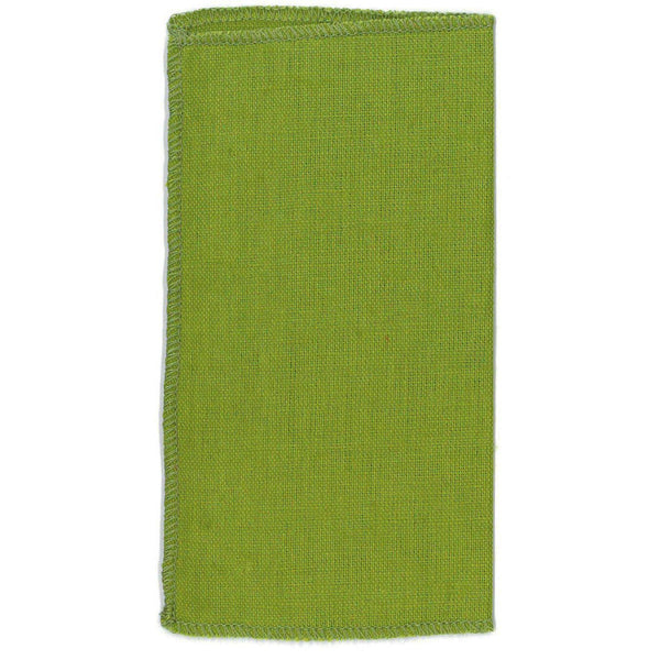Canovacci in lino deluxe 50 x 70 cm (canovaccio) / Verde - personalizzabile con logo