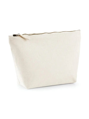 Canvas Accessory Bag natural - personalizzabile con logo