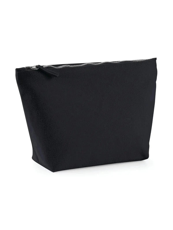 Canvas Accessory Bag nero - personalizzabile con logo