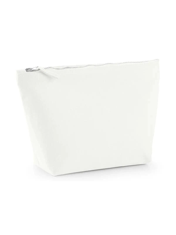 Canvas Accessory Bag off  bianco - personalizzabile con logo