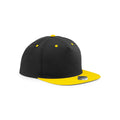 Cappellino 5 Panel Contrast Snapback black/yellow - personalizzabile con logo