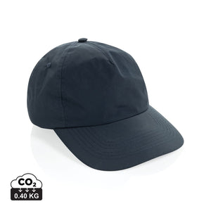 Cappellino 5 pannelli KENTO URBAN in rNylon RCS blu navy - personalizzabile con logo