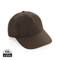 Cappellino 5 pannelli KENTO URBAN in rNylon RCS marrone - personalizzabile con logo