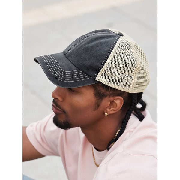 Cappellino 6 Panel Vintage Trucker - personalizzabile con logo