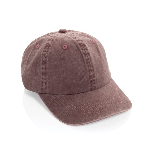 Cappellino 6 pannelli BEAU in twill di cotone AWARE™ 270 gm2 - personalizzabile con logo