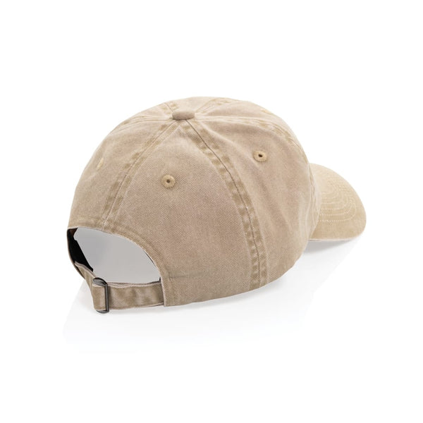 Cappellino 6 pannelli BEAU in twill di cotone AWARE™ 270 gm2 - personalizzabile con logo