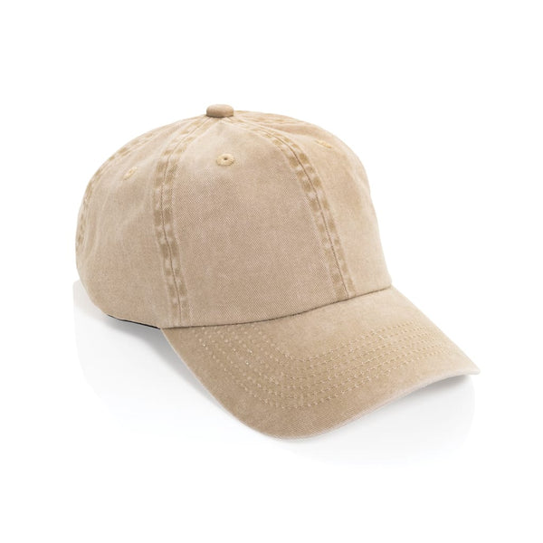 Cappellino 6 pannelli BEAU in twill di cotone AWARE™ 270 gm2 - personalizzabile con logo