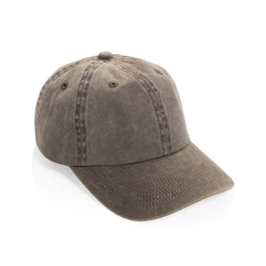 Cappellino 6 pannelli BEAU in twill di cotone AWARE™ 270 gm2 - personalizzabile con logo