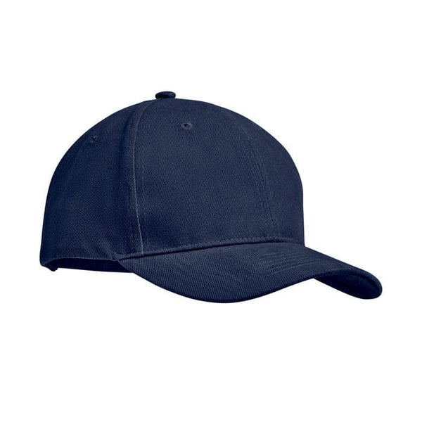 Cappellino 6 pannelli blu - personalizzabile con logo