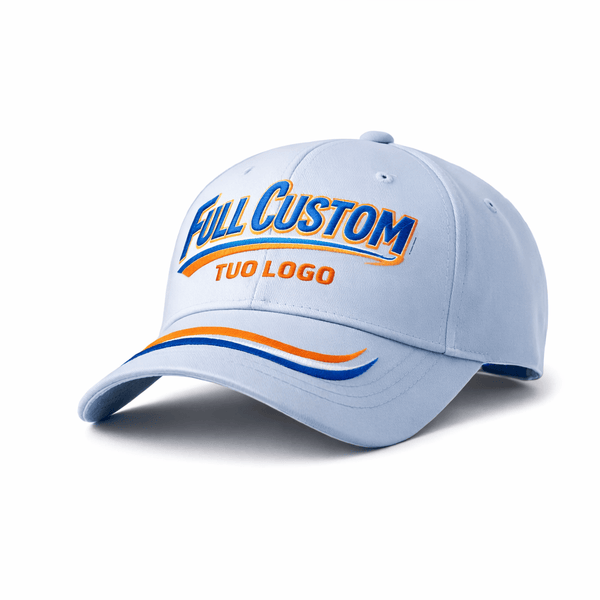 Cappellino 6 pannelli Full Custom - Cotone pesante - personalizzabile con logo