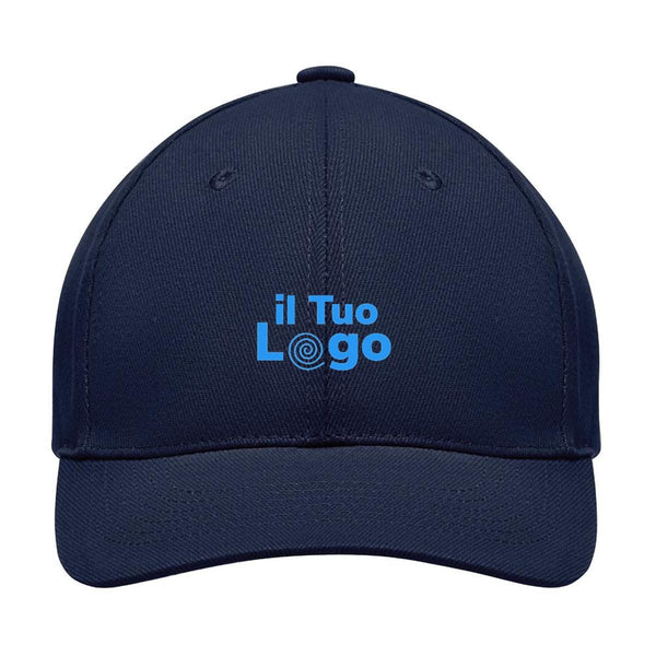 Cappellino 6 pannelli - personalizzabile con logo