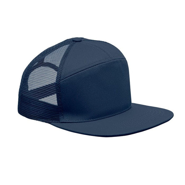 Cappellino 7 pannelli blu navy - personalizzabile con logo