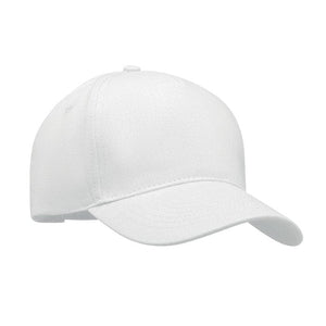Cappellino a 5 pannelli Bianco - personalizzabile con logo