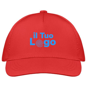 Cappellino a 5 pannelli cotone 160g - personalizzabile con logo