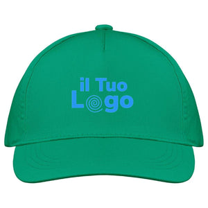 Cappellino a 5 pannelli cotone 160g - personalizzabile con logo