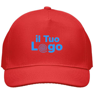 Cappellino a 5 pannelli cotone 160g - personalizzabile con logo