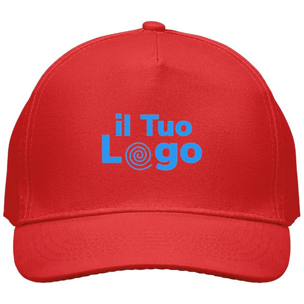 Cappellino a 5 pannelli cotone 160g - personalizzabile con logo