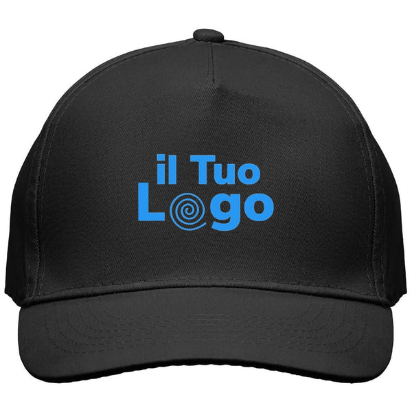 Cappellino a 5 pannelli cotone 160g - personalizzabile con logo