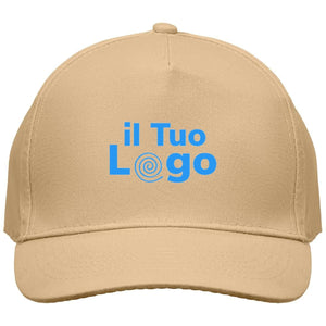 Cappellino a 5 pannelli cotone 160g - personalizzabile con logo