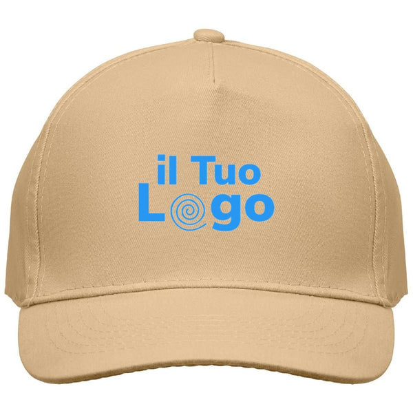 Cappellino a 5 pannelli cotone 160g - personalizzabile con logo