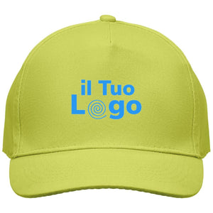 Cappellino a 5 pannelli cotone 160g - personalizzabile con logo